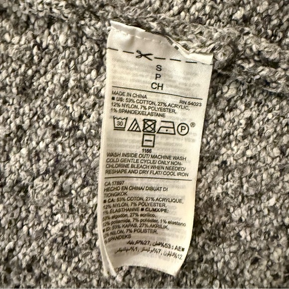 Gray Women's Sweater Cardigan - Picture 3 of 7